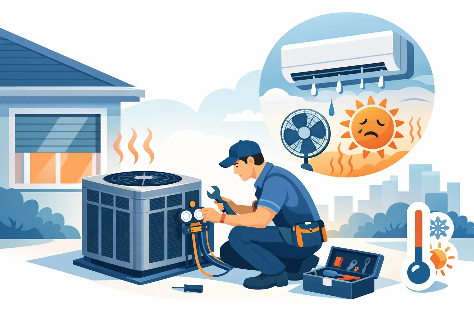Central Air Repair Near Me When Cooling Fails