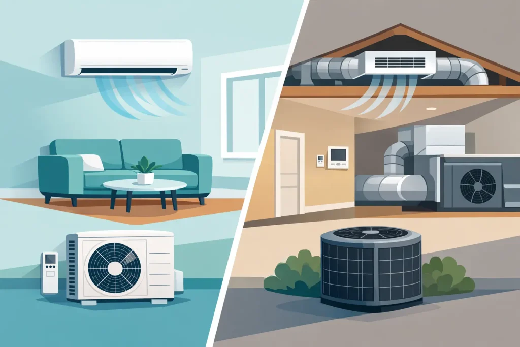 Ductless Mini Split vs Central Air: Which Fits?