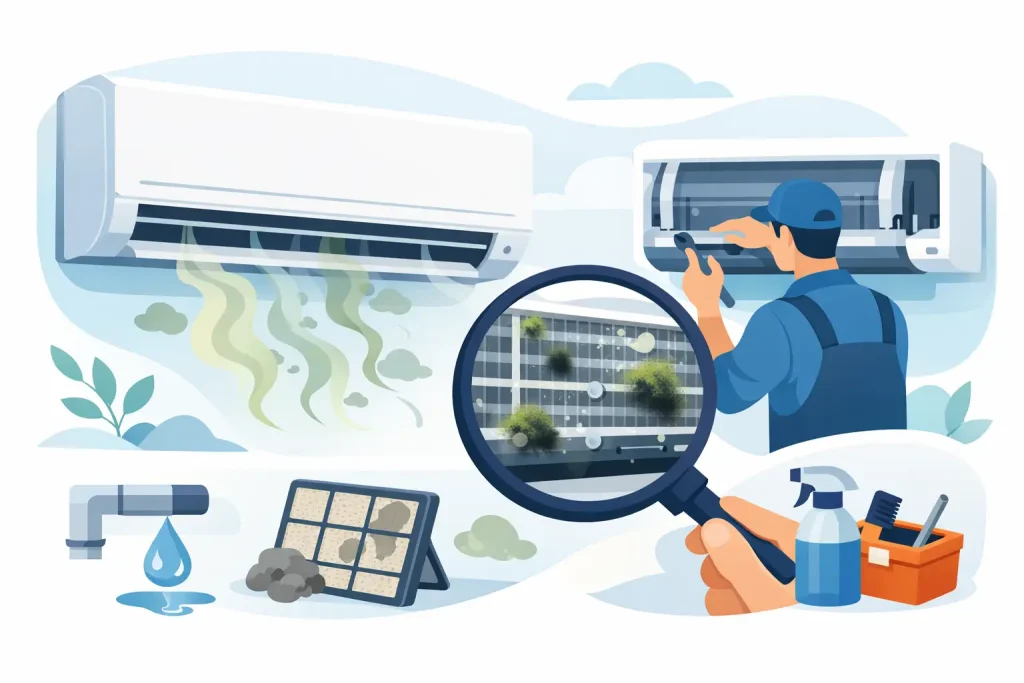 Why Does AC Smell Musty? Causes and Fixes