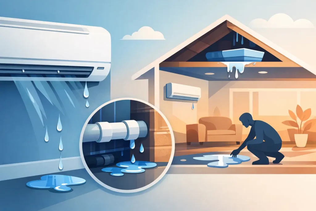 How to Stop AC Condensate Leaks in Your Home