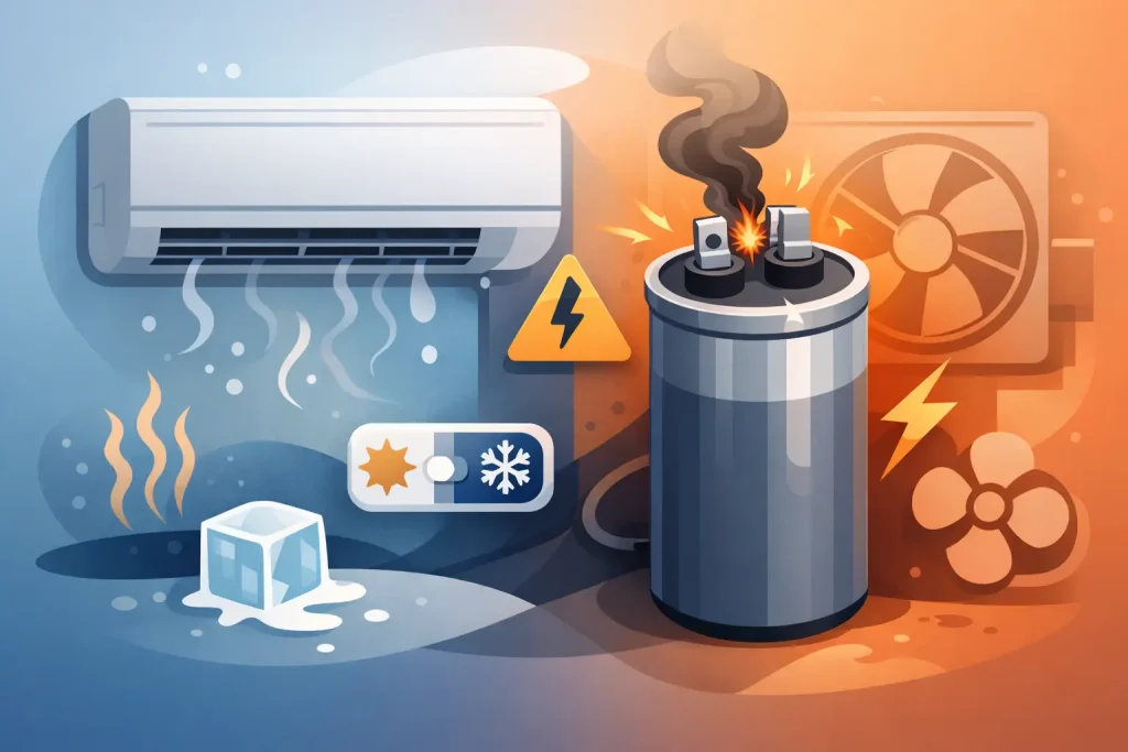 Top Signs of a Failing Capacitor in Your AC