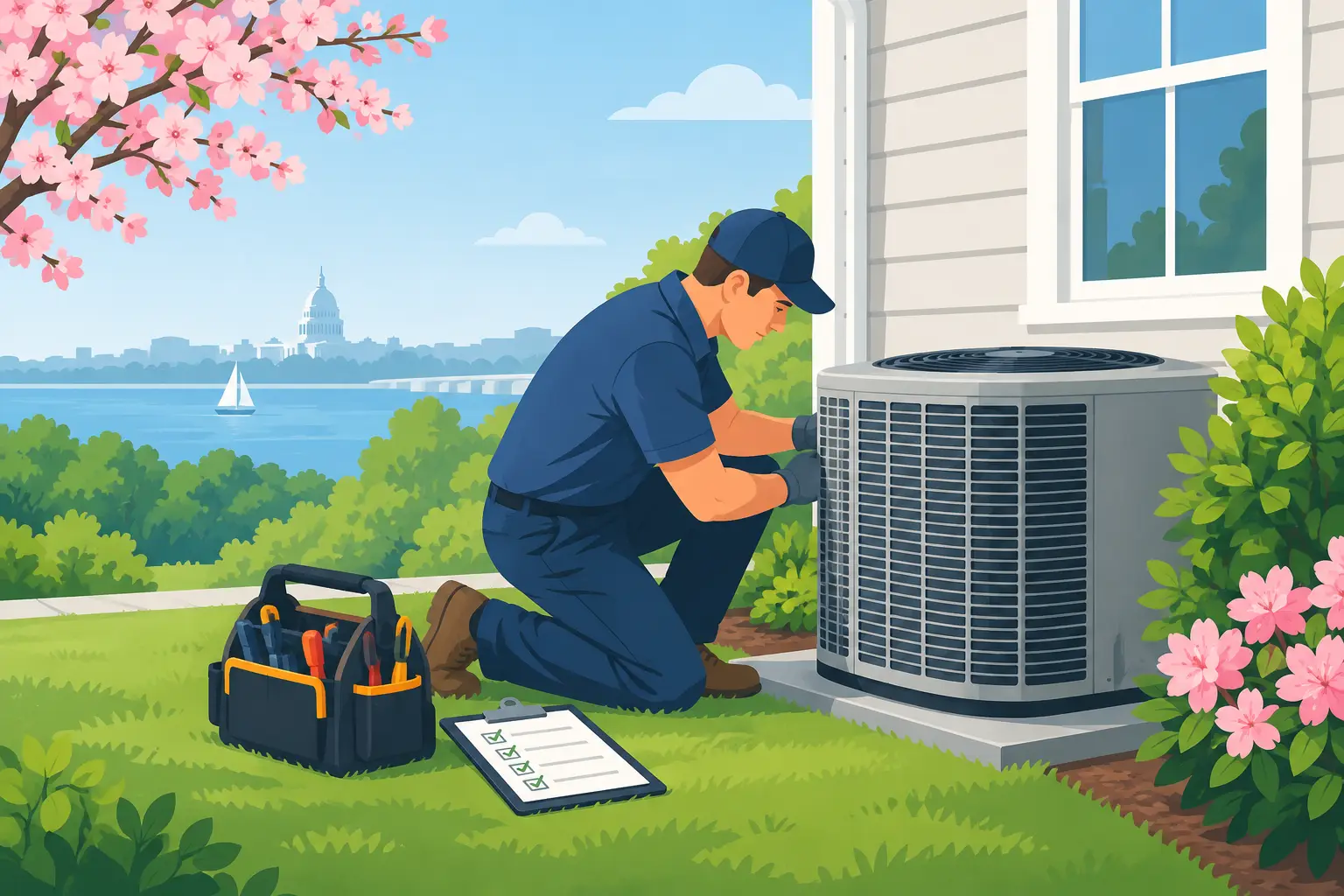 Spring HVAC Maintenance Checklist for Maryland Homes